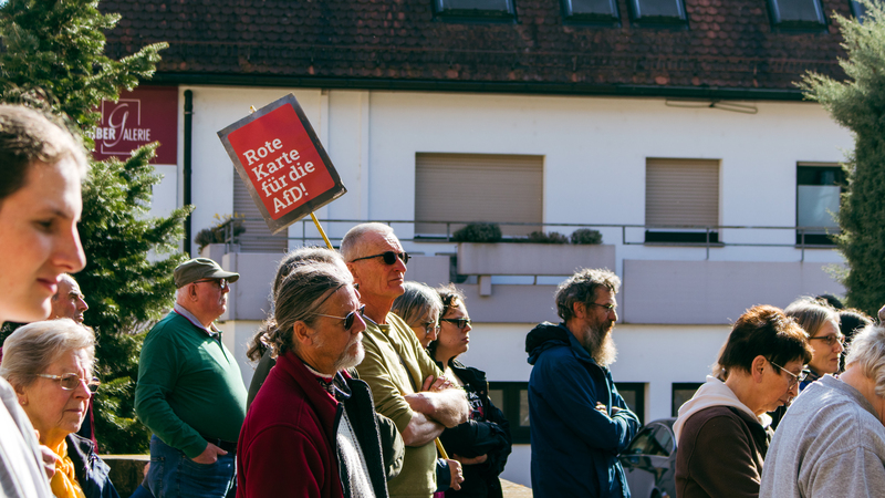 Demo in Östringen